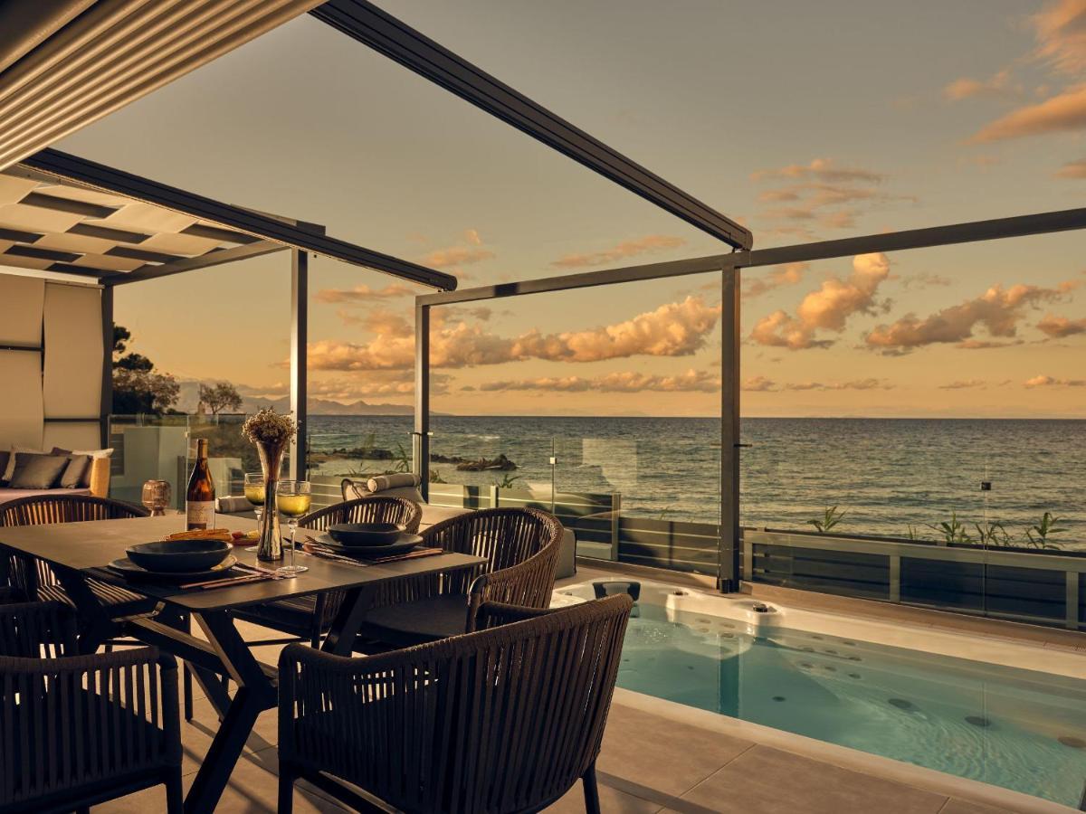 Blue View Villa - Coastal Elegance With Swim Spa, By Zantewize Alykanas  Exteriör bild