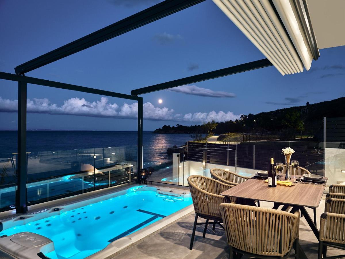 Blue View Villa - Coastal Elegance With Swim Spa, By Zantewize Alykanas  Exteriör bild