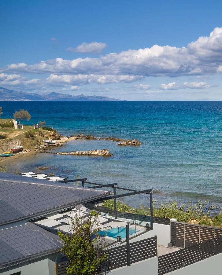 Blue View Villa - Coastal Elegance With Swim Spa, By Zantewize Alykanas  Exteriör bild