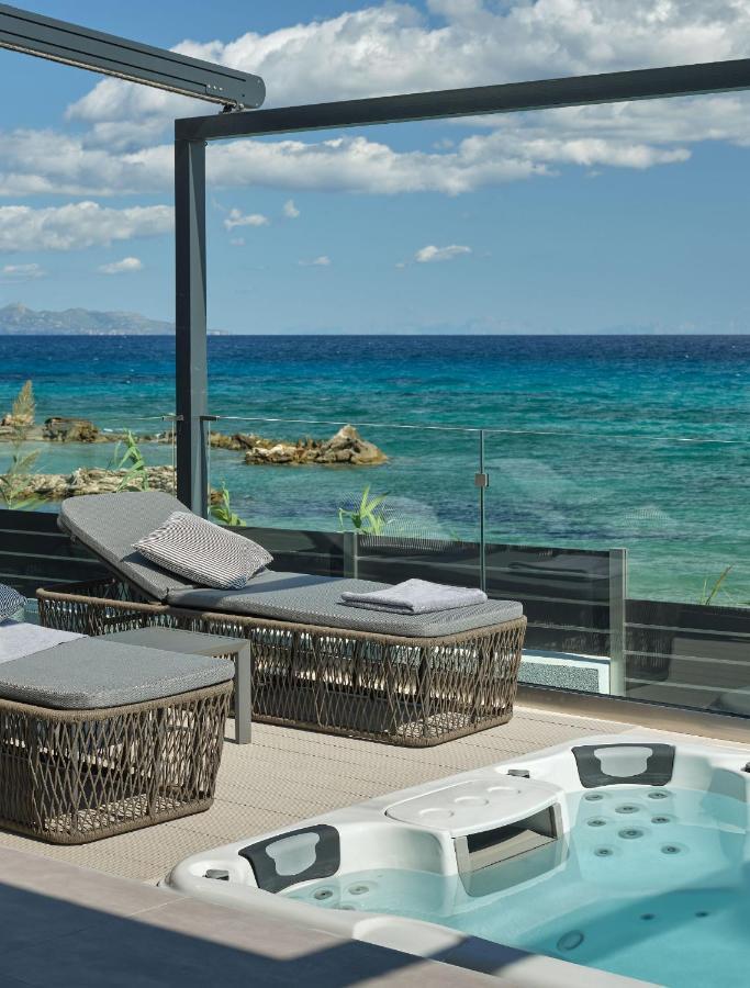 Blue View Villa - Coastal Elegance With Swim Spa, By Zantewize Alykanas  Exteriör bild